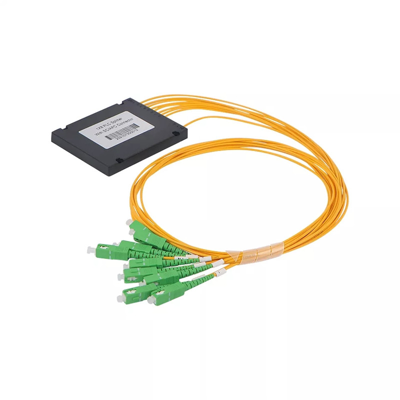 1×8 PLC Fiber Optic Splitter with SC/APC Connectors